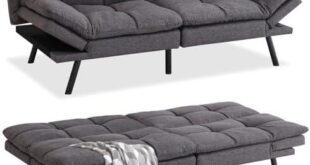 Versatile Velvet Loveseat: Sleep, Lounge, Style!