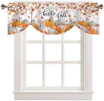 Transform Our Windows: Fall Tie-Up Valances for Every Room