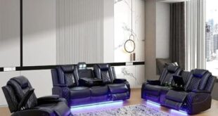 Unwind in Style: Our Review of the LED Recliner Sofa Set