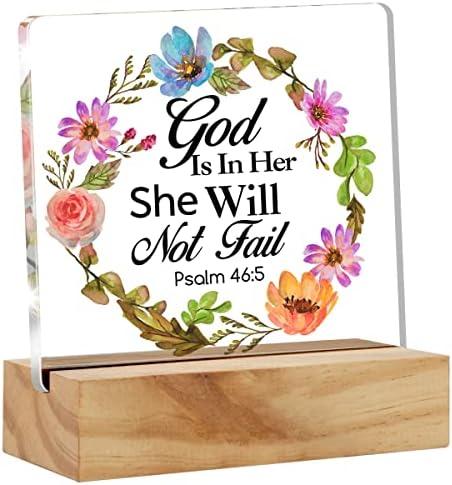 Elevate Our Space: A Review of the Psalms 46:5 Desk Sign