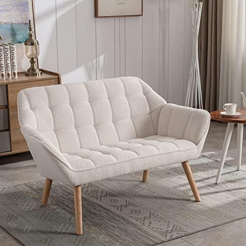 Exploring Comfort: Our Take on the 48” Sherpa Loveseat