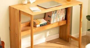 Maximizing Space with Our Versatile Bamboo Folding Desk