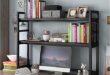 Stylish Metal Bookshelf: Durable, Versatile, Easy to Assemble!