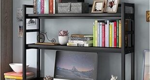 Stylish Metal Bookshelf: Durable, Versatile, Easy to Assemble!