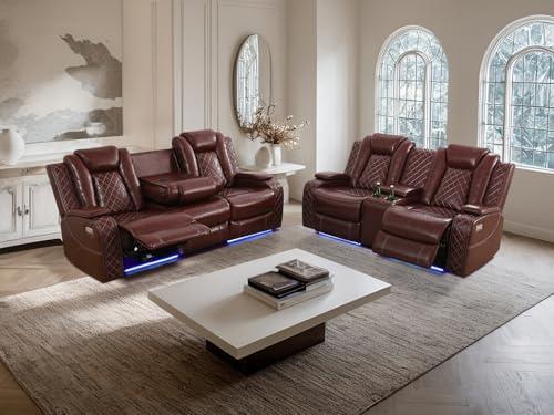 Cozy Comfort Awaits: Our Review of the Brown Reclining Sofa Set