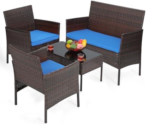 Stylish Comfort: Our Review of the MoNiBloom Patio Set