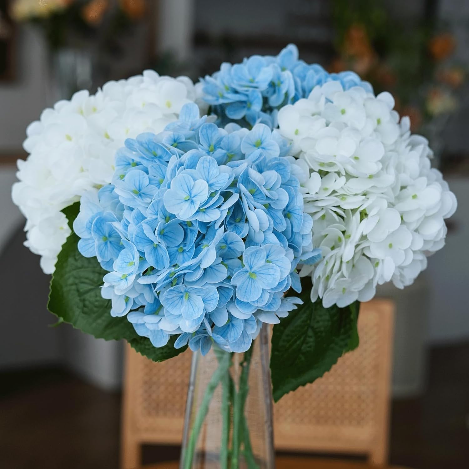 Transform your space with stunning faux flower arrangements!