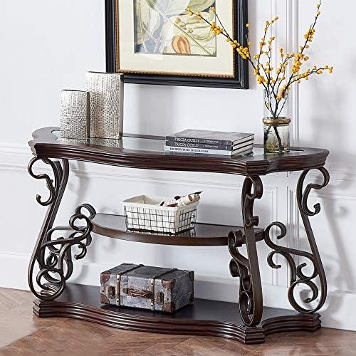 Elegant 3-Tier Console Table: Stylish & Functional Design