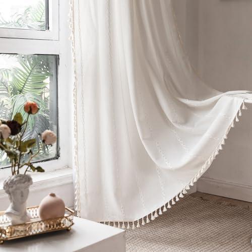 Elegant Sheer Curtains: Light Filtering ⁢& Easy Care Options