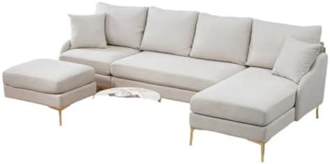 Transforming Comfort: Our Experience with the 110'' U-Shape Sofa