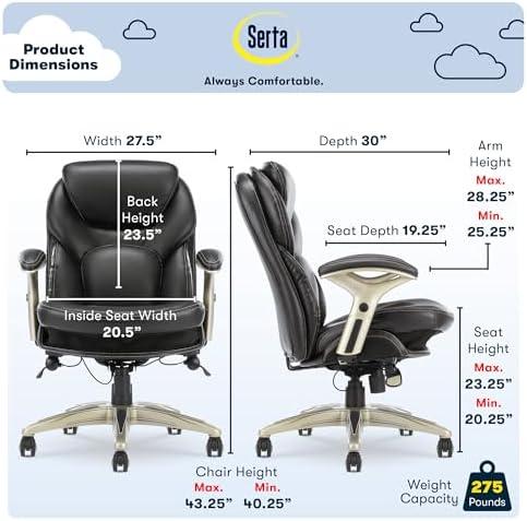 Transforming Our Workspace: A Deep Dive into Serta's‌ Claremont Chair