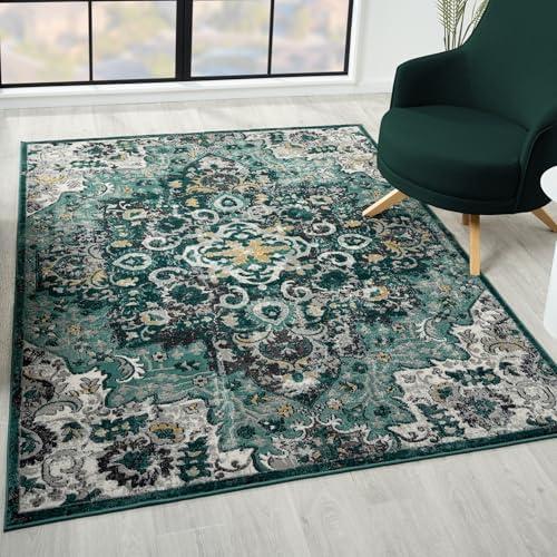 Versatile ‍Home Area Rugs: ​Stylish, Easy-Clean & Non-Slip