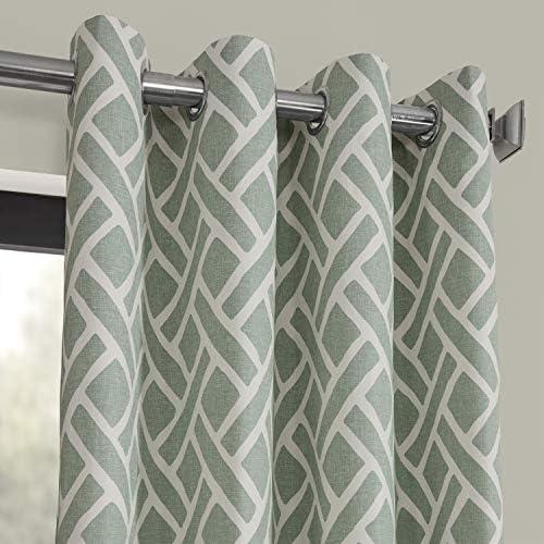 Elevate Our Space with HPD's Stylish Aqua​ Grommet Curtains