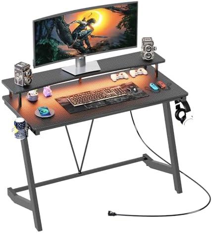 Stylish‍ Desks with USB Ports & LED​ Lights for ‍Gaming!