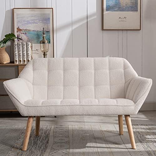 Exploring Comfort: Our Take on the 48'' Sherpa Loveseat