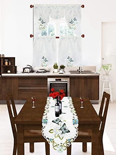 Transforming Our Kitchen: A Review of Simhomsen's Butterfly Curtain Set