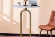 Elegant C-Shaped Side Table for Versatile Home Use