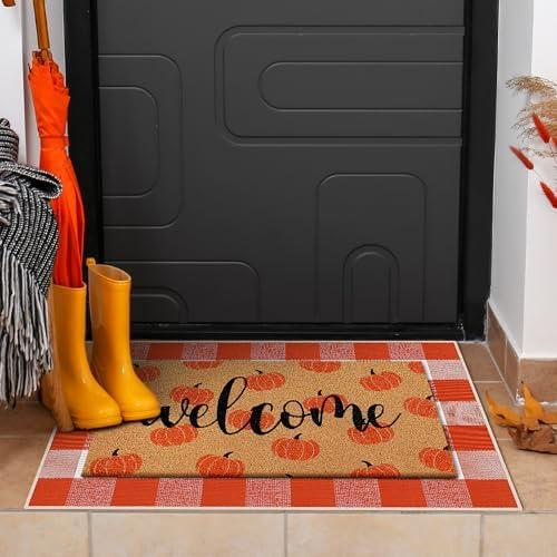 Welcoming Autumn: Our Review of Stylish Pumpkin Doormats