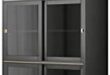 Elegant Black Gold Bookcase: Timeless Storage Solution