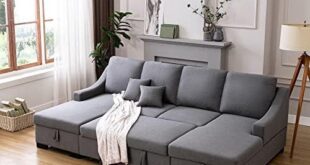 Discover Comfort and Style: Our Review of the Gray U-Shaped Sofa