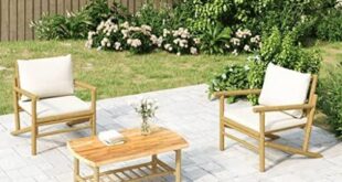 Creating Our Outdoor Oasis: Review of the Bamboo Lounge Set