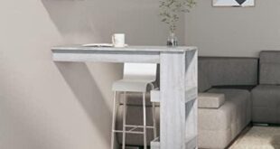 Finding Style and Functionality with Our Gray Sonoma Bar Table