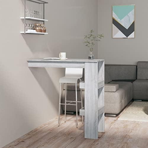 Finding Style and Functionality with Our Gray Sonoma Bar Table