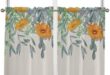 Embracing Spring: Our Review of Orange Floral Sheer Curtains