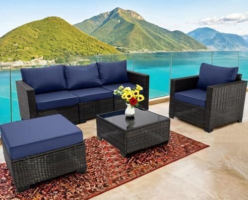 Transforming Our Patio: A Review of the 6-Piece Rattan Set