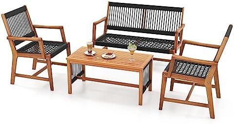 Chic & Comfy: Top 4-Piece Patio Furniture Sets Reviewed