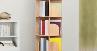 Maximizing Space with Style: Our Take on the 5 Tier Rotating Bookshelf