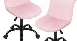 Discover Comfort: Our Review of the Pink Armless Desk Chairs