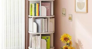 Discovering Style and Function: Our 5-Tier Rotating Bookshelf Review