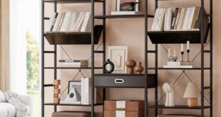 Unpacking the NUMENN Triple Wide Bookshelf: Style Meets Stability