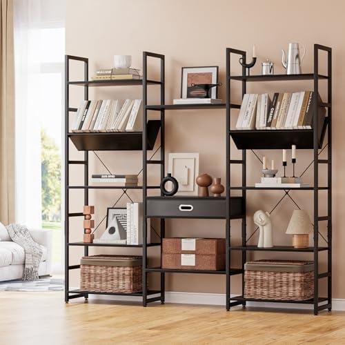 Unpacking the NUMENN Triple Wide Bookshelf: Style Meets Stability