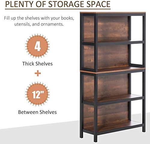 Unlocking Style‍ and Stability: ⁣Our Review of​ HOMCOM's⁣ 4-Tier Shelf