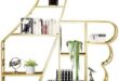 Discover Our Elegant Gold Wrought Iron Bookshelf Review