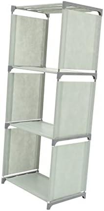 Versatile 4-Tier Bookshelf for Modern Home & Office Use