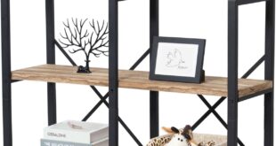 Exploring the Charm: Our Take on a Rustic Industrial Bookshelf