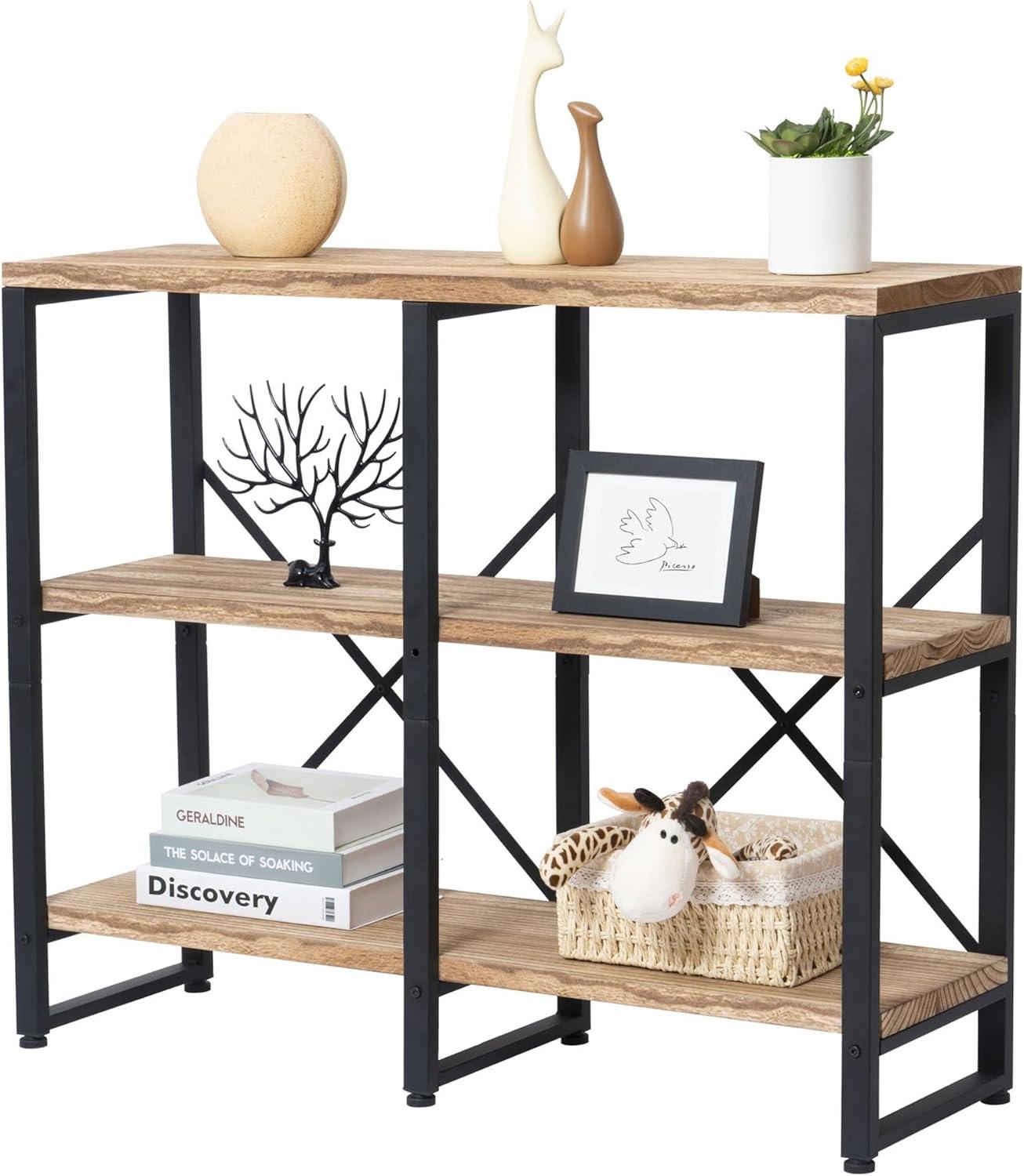 Exploring the Charm: Our Take on a Rustic Industrial Bookshelf