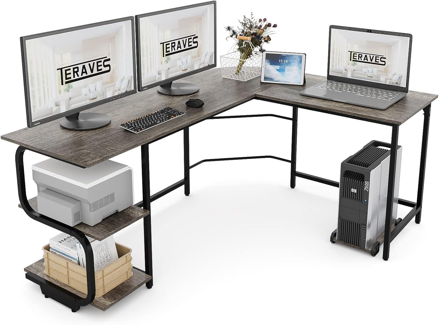 Exploring the Versatility of the Teraves L-Shaped Desk