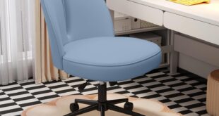 Discover Our Stylish and Adjustable Blue Office Chair Experience