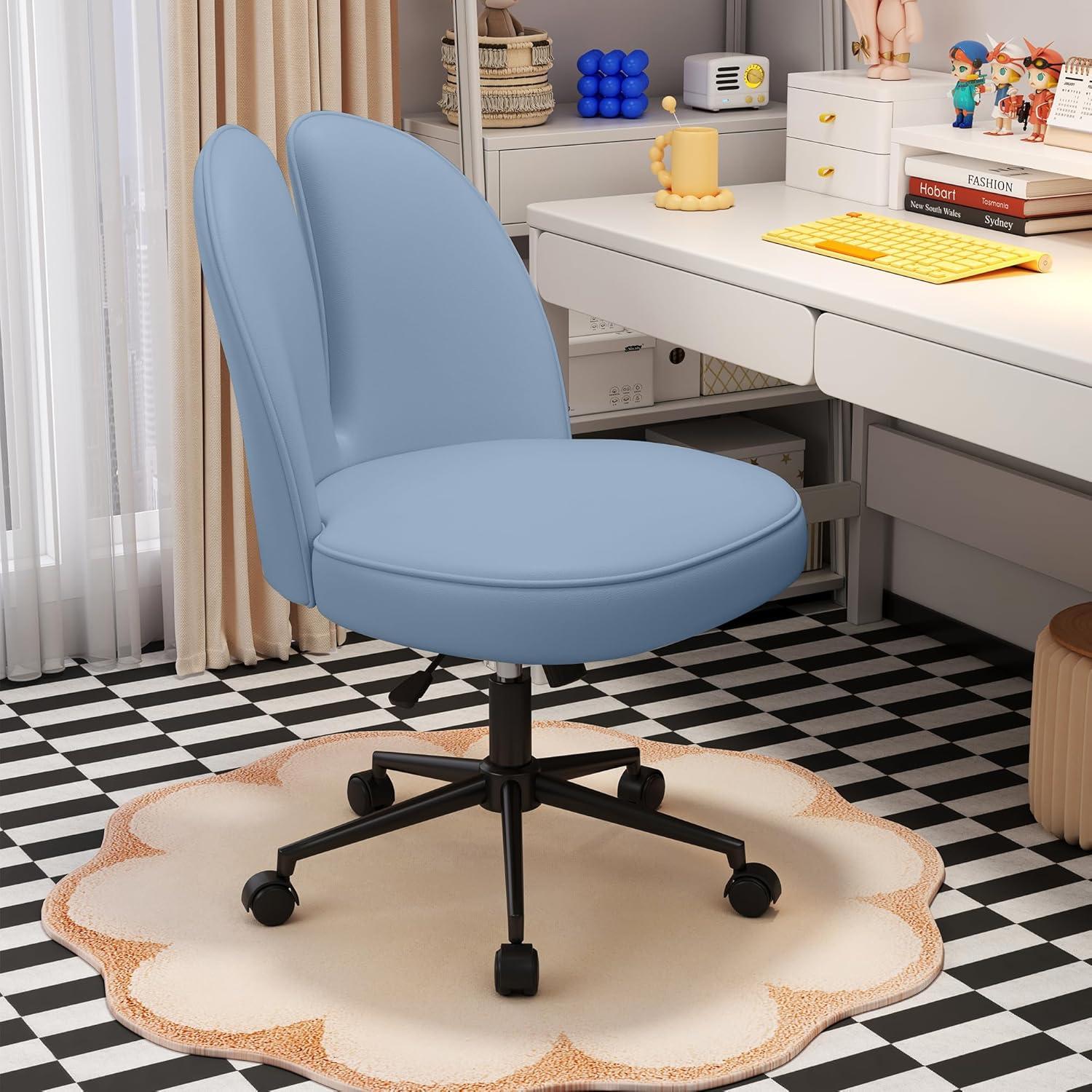 Discover Our Stylish and Adjustable Blue Office Chair Experience