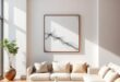 Embracing Elegance: Transform Your Living Room with Minimalist Wall Art