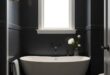 Transform Your Space: The Allure of Two-Tone Bathrooms with Dark Walls and Light Trim