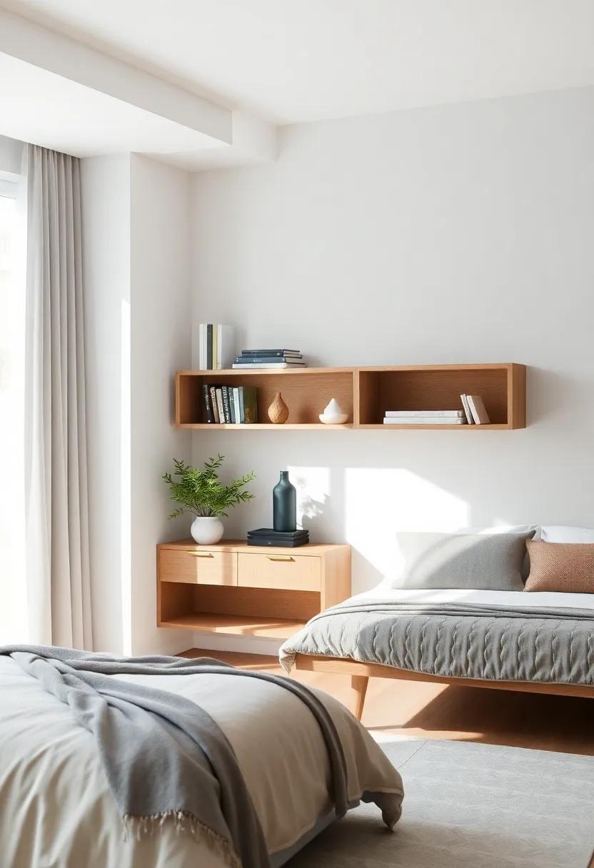 Embrace Minimalism: Transform Your Bedroom with Elegant Open Shelving Solutions