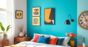 Vibrant Harmony: Designing an Eclectic Bedroom with a Kaleidoscope of Colors