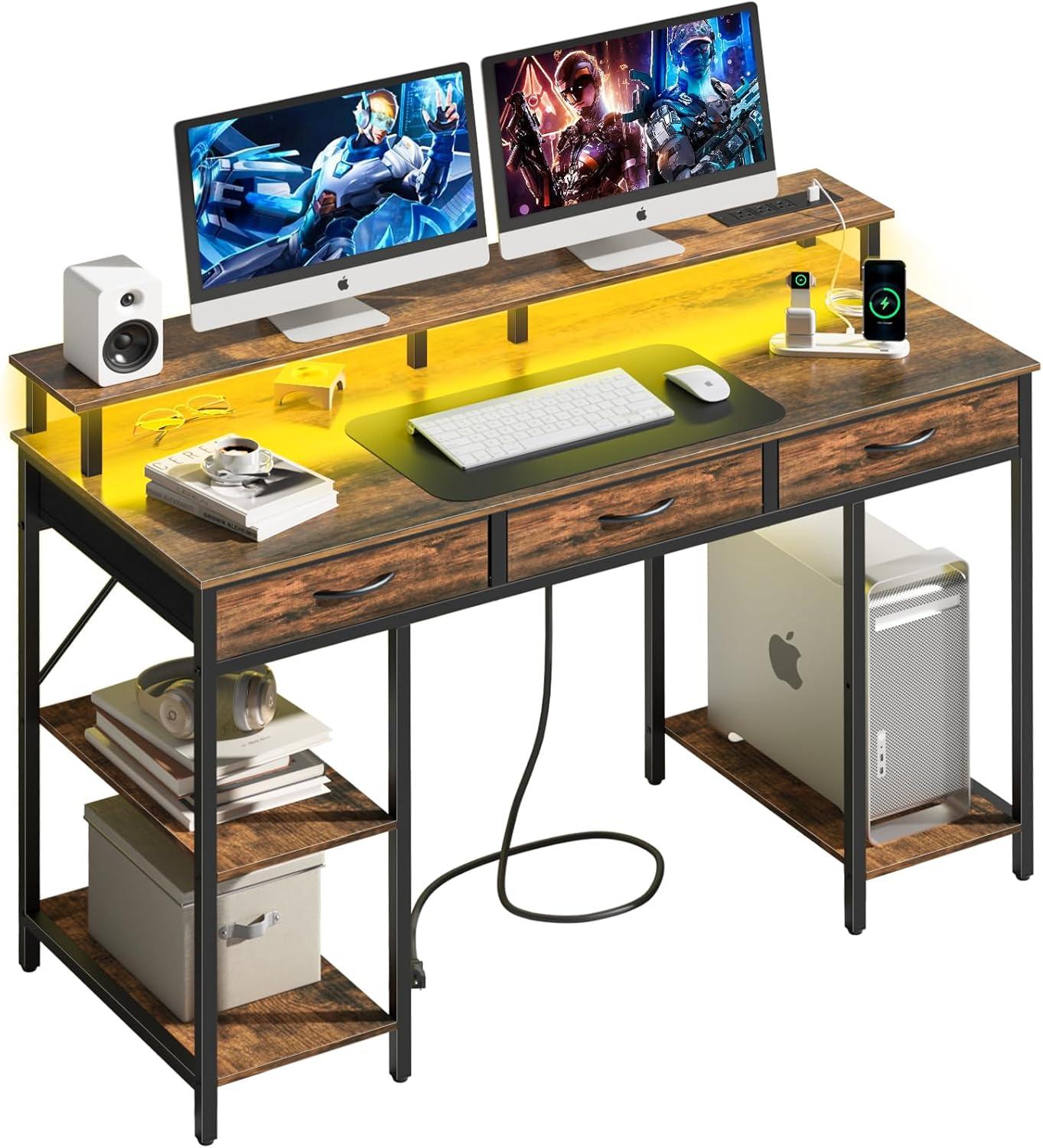 Transform Our Space: Review of the Yoobure LED Computer Desk