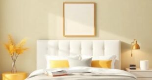 Brighten Your Space: Stunning Bedroom Paint Colors Enhanced with Yellow Accents