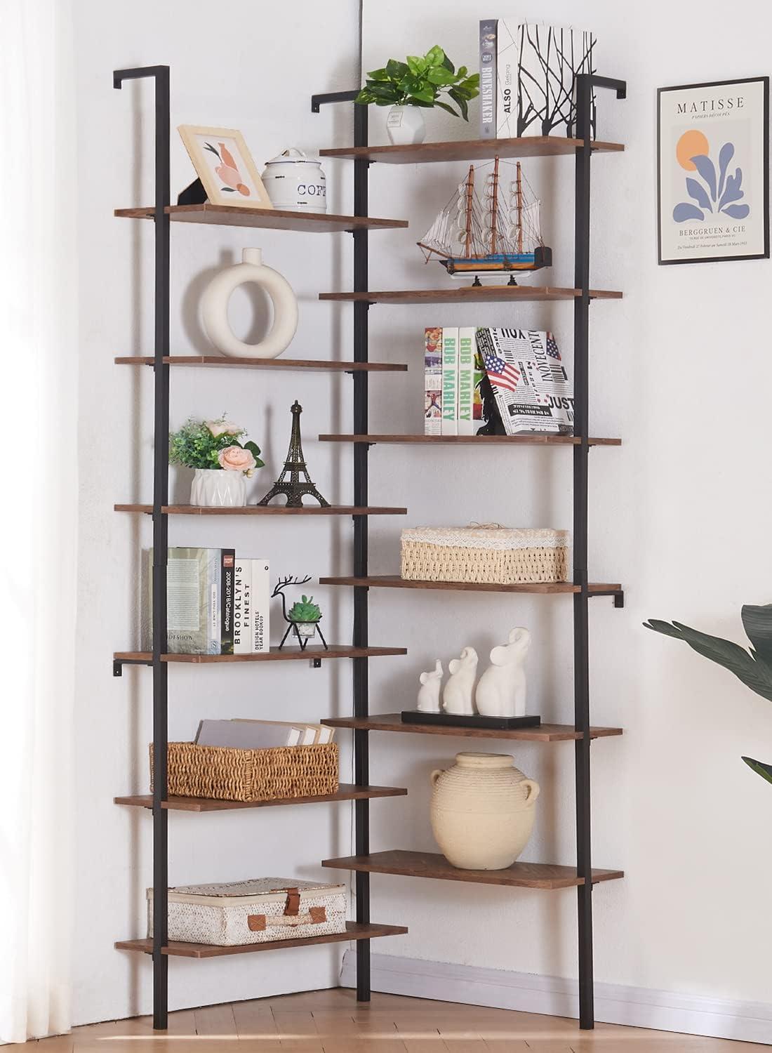 Exploring the Style and Functionality of the HOMISSUE Corner Bookshelf